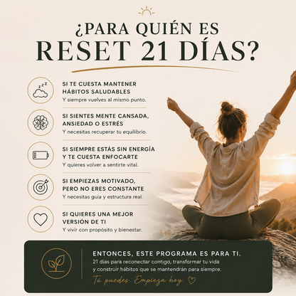 RESET 21D - Cambia tu vida en 21 días